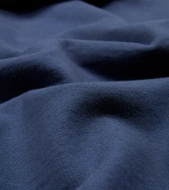 Drake’s Navy Cotton Hooded Sweatshirt