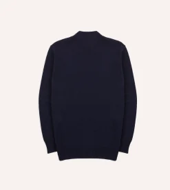 Drake’s Cotton Mock Neck Jumper