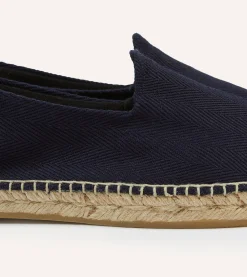 Drake’s Herringbone Cotton Espadrilles