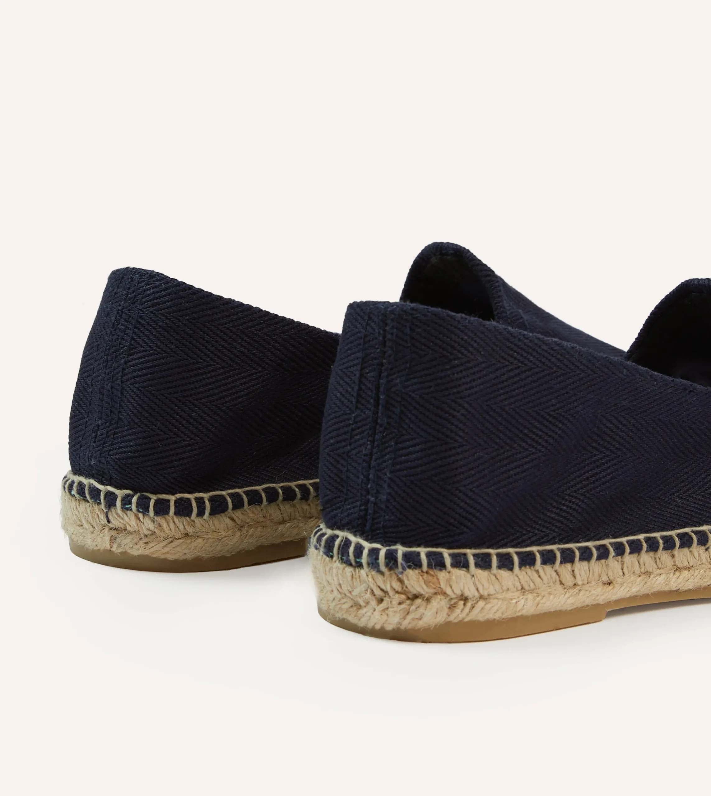 Drake’s Herringbone Cotton Espadrilles