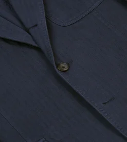 Drake’s Herringbone Cotton Games Blazer Mk. I