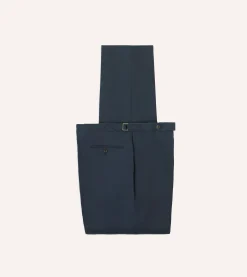 Drake’s Irish Linen Single Pleat Trouser