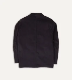 Drake’s Navy Japanese Selvedge Corduroy Five-Pocket Chore Jacket