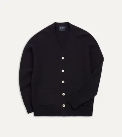 Drake’s Lambswool 6 Button Cardigan