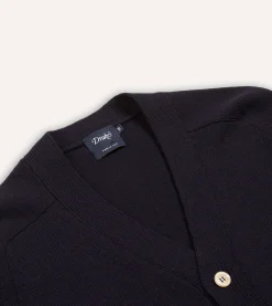 Drake’s Lambswool 6 Button Cardigan