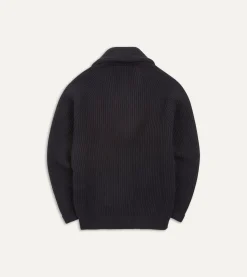 Drake’s Lambswool Shawl Collar Cardigan