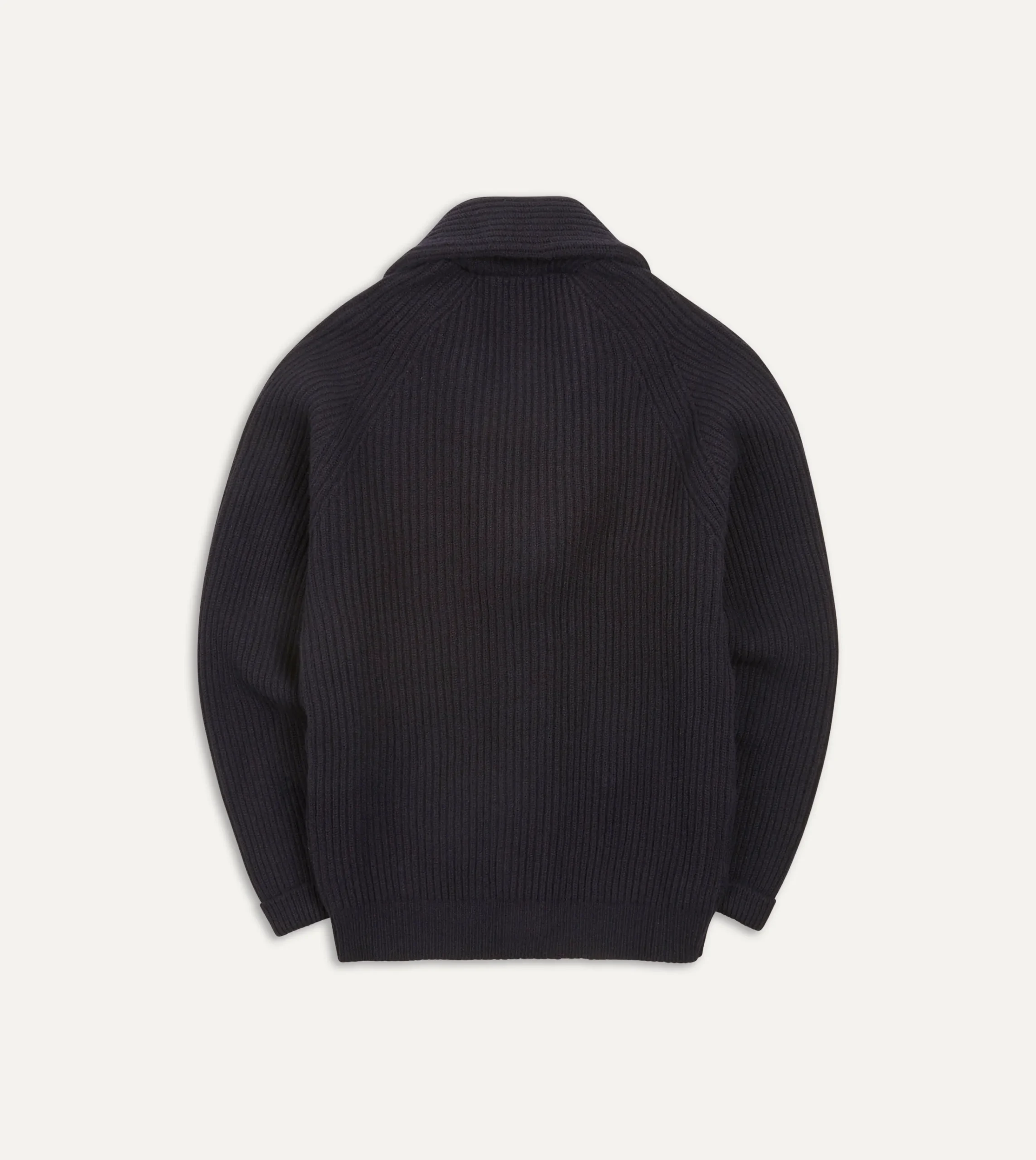 Drake’s Lambswool Shawl Collar Cardigan