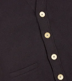 Drake’s Lambswool Sleeveless Cardigan