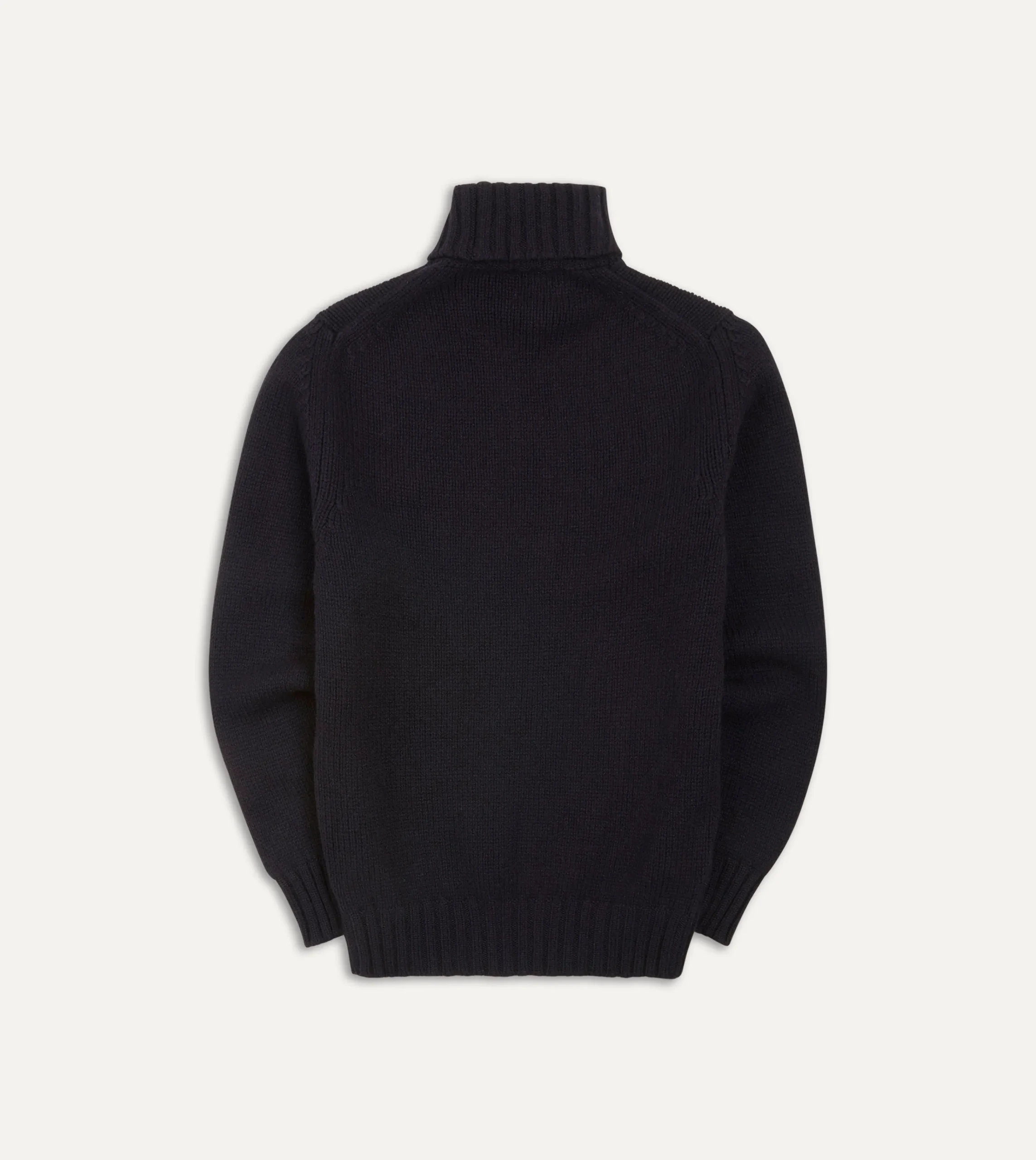 Drake’s Lambswool Submariner Roll Neck Jumper
