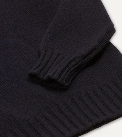 Drake’s Lambswool Submariner Roll Neck Jumper
