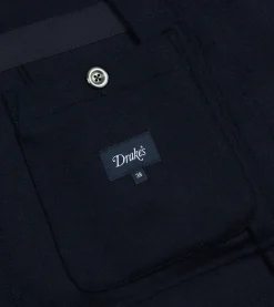 Drake’s Navy Melton Wool Games Blazer Mk. III