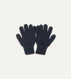 Drake’s Merino Wool Knitted Gloves