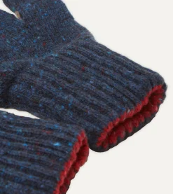 Drake’s Merino Wool Knitted Gloves