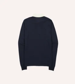 Drake’s Merino Wool Knitted Rugby Shirt