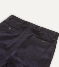 Drake’s Mid-Wale Corduroy Flat Front Trouser