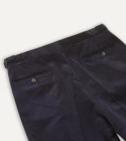 Drake’s Mid-Wale Corduroy Single Pleat Trouser