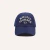 Drake’s Navy Morlaix Plombeé '77 Cotton Twill Baseball Cap