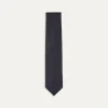 Drake’s Navy Silk Twill Tipped Tie