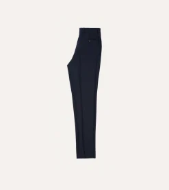 Drake’s Tropical Wool Flat Front Trouser