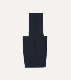 Drake’s Tropical Wool Flat Front Trouser