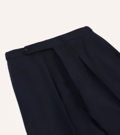Drake’s Tropical Wool Single Pleat Trouser