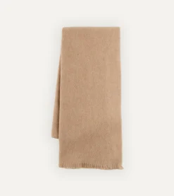 Drake’s Oatmeal Cashmere Scarf