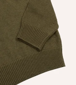 Drake’s Cotton Mock Neck Jumper