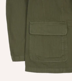 Drake’s Herringbone Cotton Games Blazer Mk. I