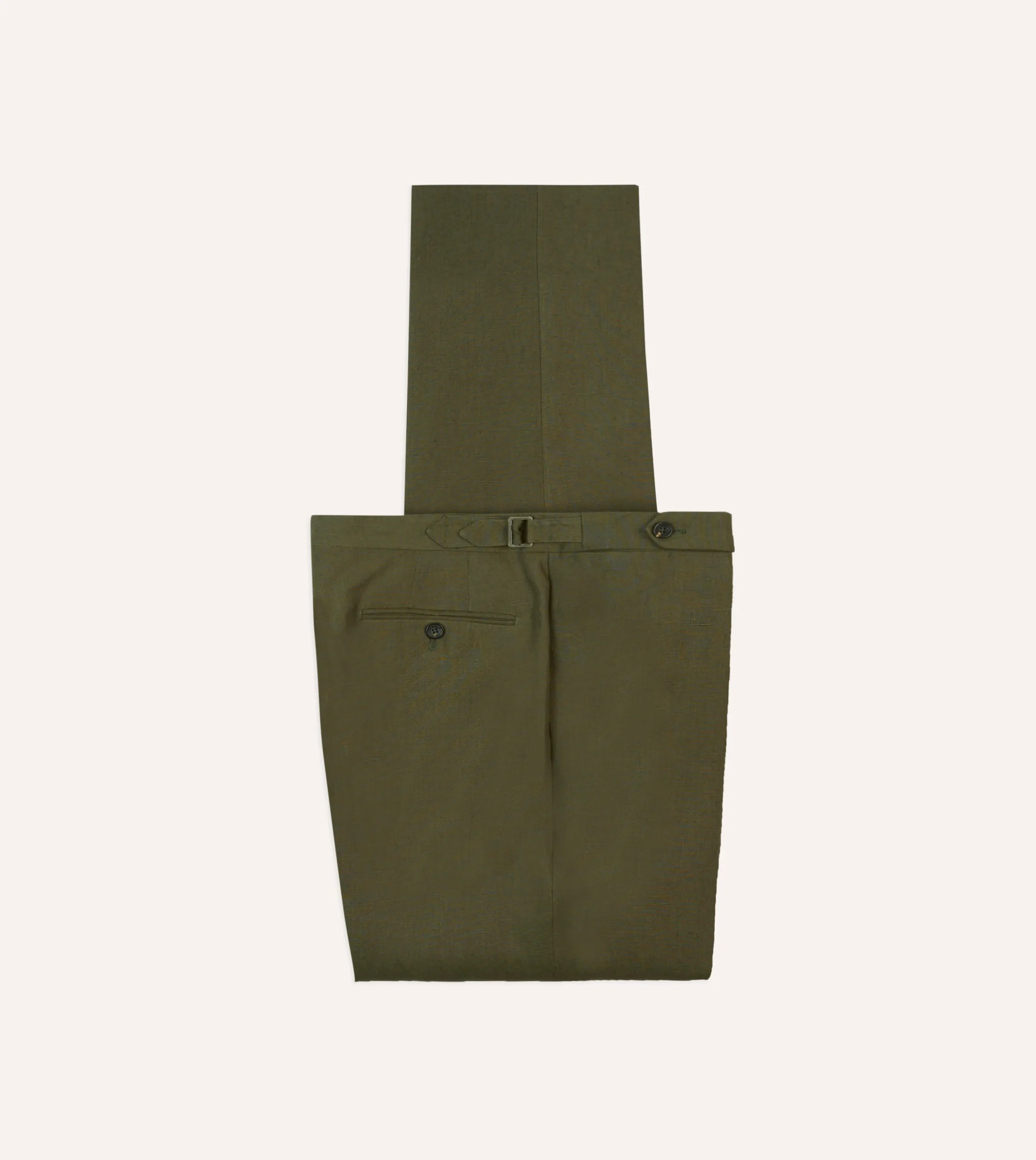 Drake’s Irish Linen Single Pleat Trouser