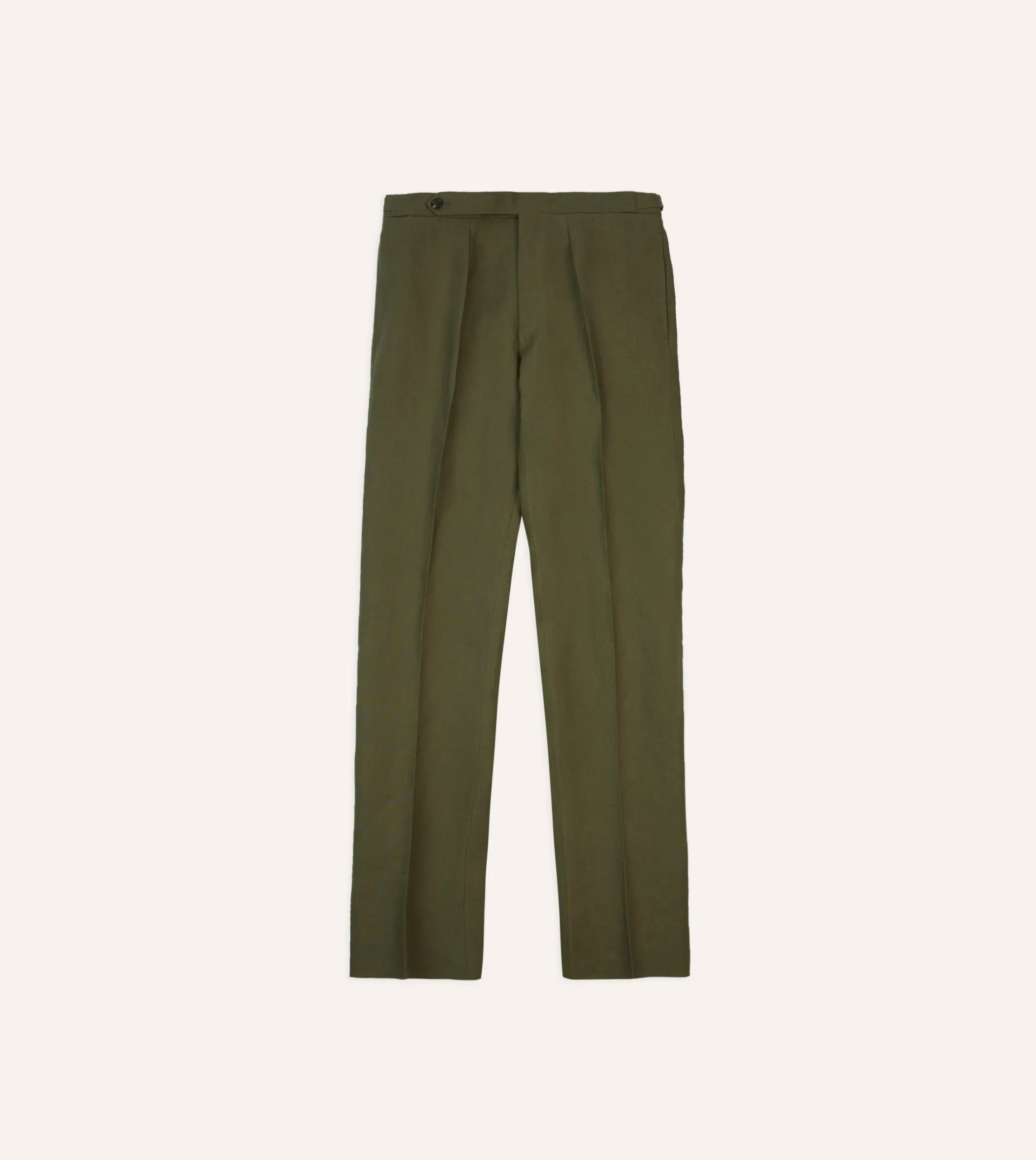 Drake’s Irish Linen Single Pleat Trouser