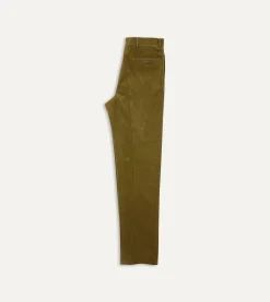 Drake’s Mid-Wale Corduroy Flat Front Trouser