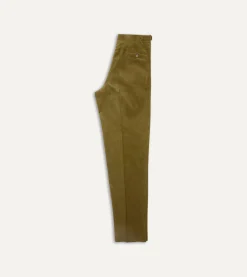 Drake’s Mid-Wale Corduroy Single Pleat Trouser