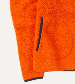 Drake’s Boucle Wool Zip Fleece Jacket