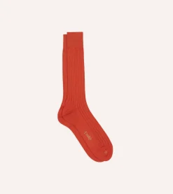 Drake’s Cotton Mid-Calf Socks