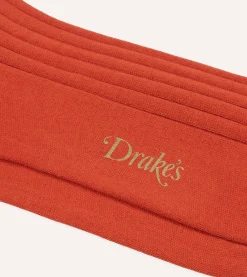 Drake’s Cotton Mid-Calf Socks
