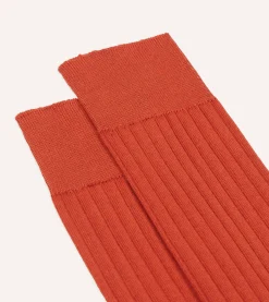 Drake’s Cotton Mid-Calf Socks