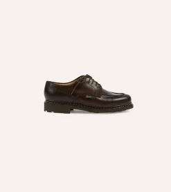 Drake’s Paraboot Chambord Burgundy Cordovan Leather Derby Shoe