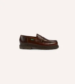 Drake’s Paraboot Reims Brown Leather Loafer