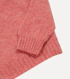 Drake’s Brushed Shetland Crew Neck Jumper