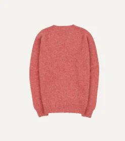 Drake’s Brushed Shetland Crew Neck Jumper