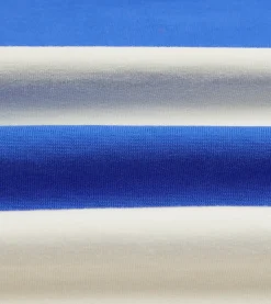 Drake’s Primary Block Stripe Mock Collar Long-Sleeve Jersey