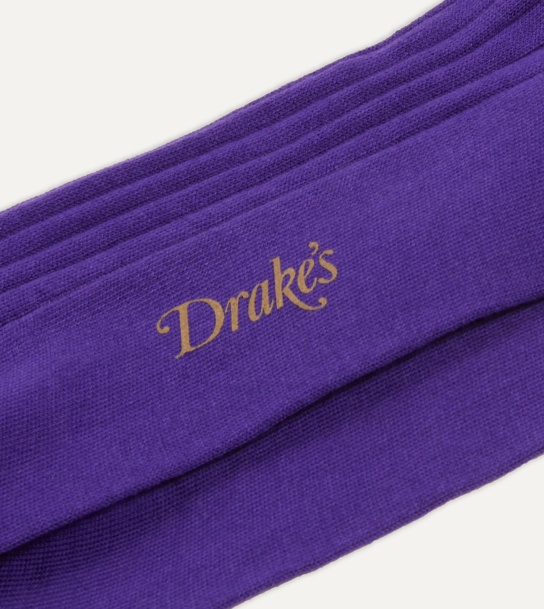 Drake’s Cotton Over-the-Calf Socks