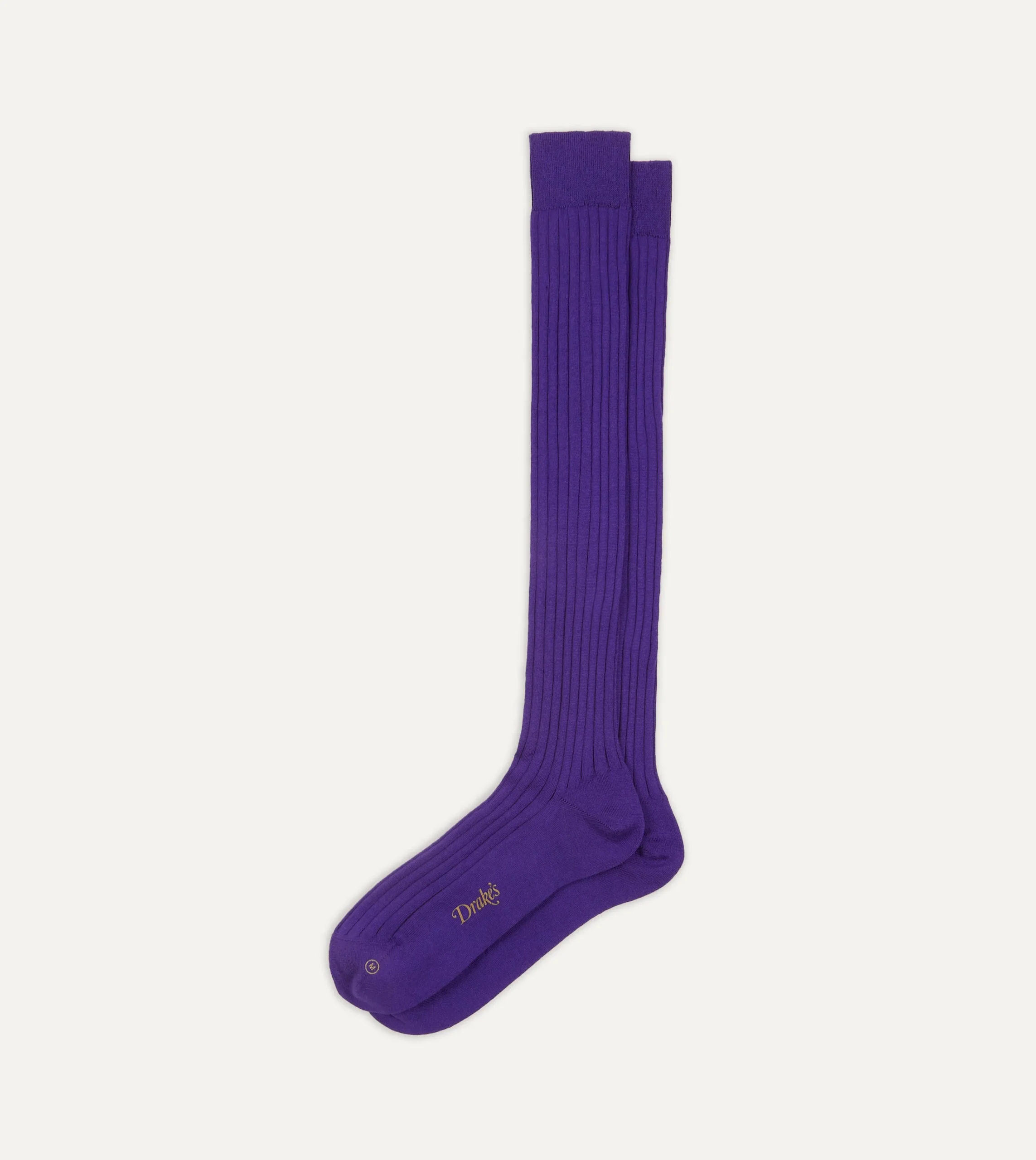 Drake’s Cotton Over-the-Calf Socks