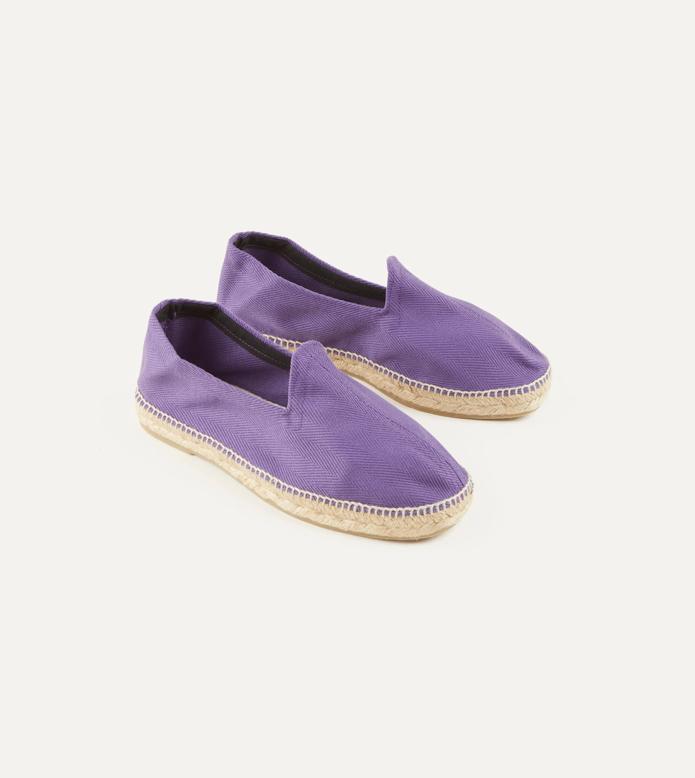Drake’s Herringbone Cotton Espadrilles
