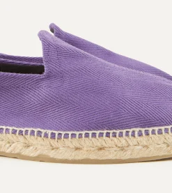 Drake’s Herringbone Cotton Espadrilles