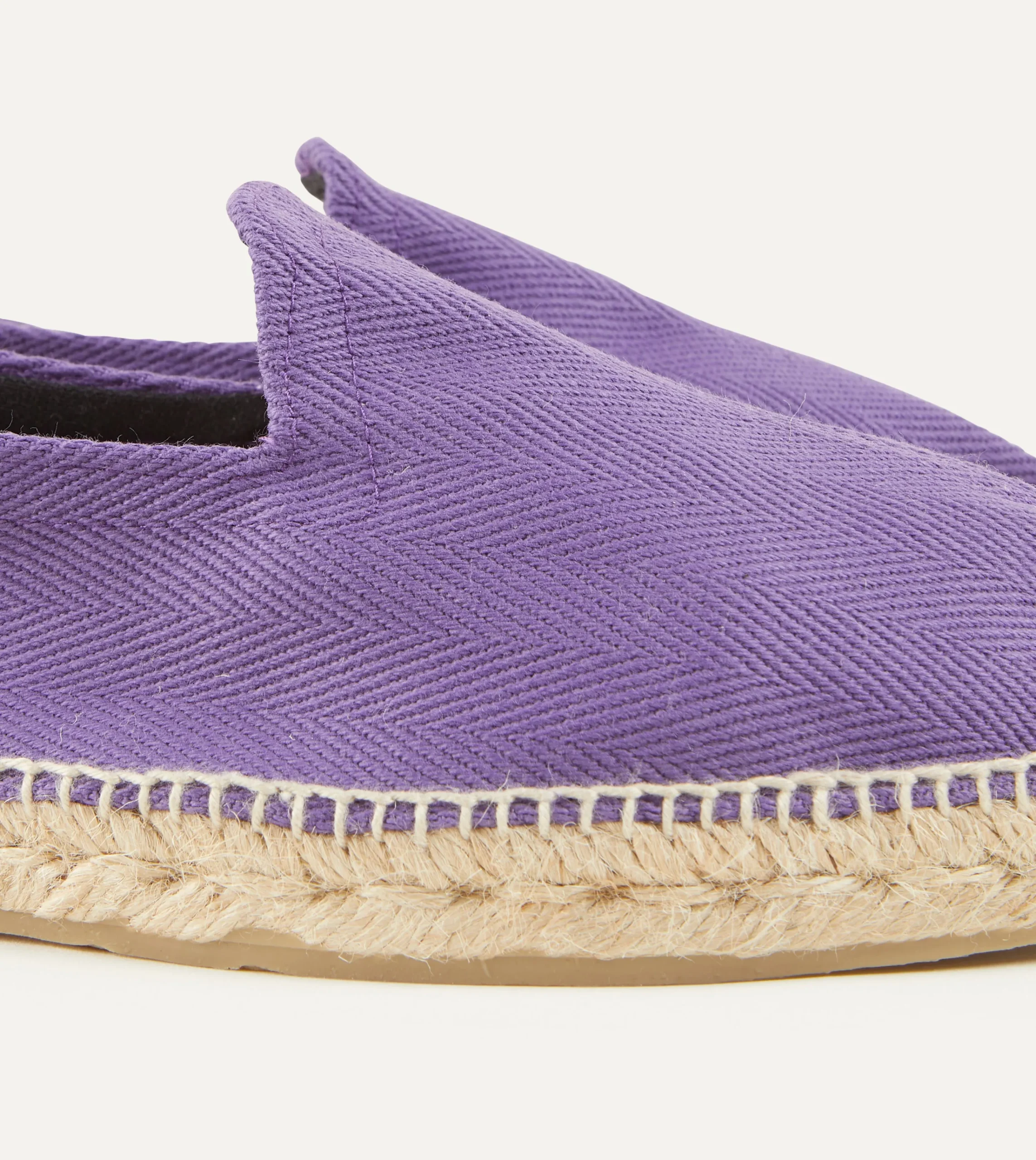 Drake’s Herringbone Cotton Espadrilles