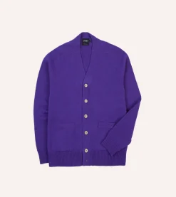 Drake’s Lambswool 6 Button Cardigan