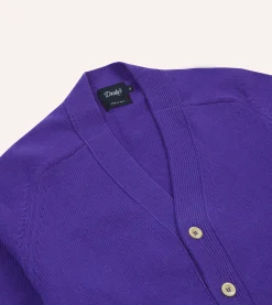 Drake’s Lambswool 6 Button Cardigan
