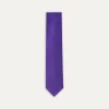 Drake’s Purple Tussah Hand Rolled Silk Tie