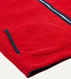 Drake’s Boucle Wool Zip Fleece Vest